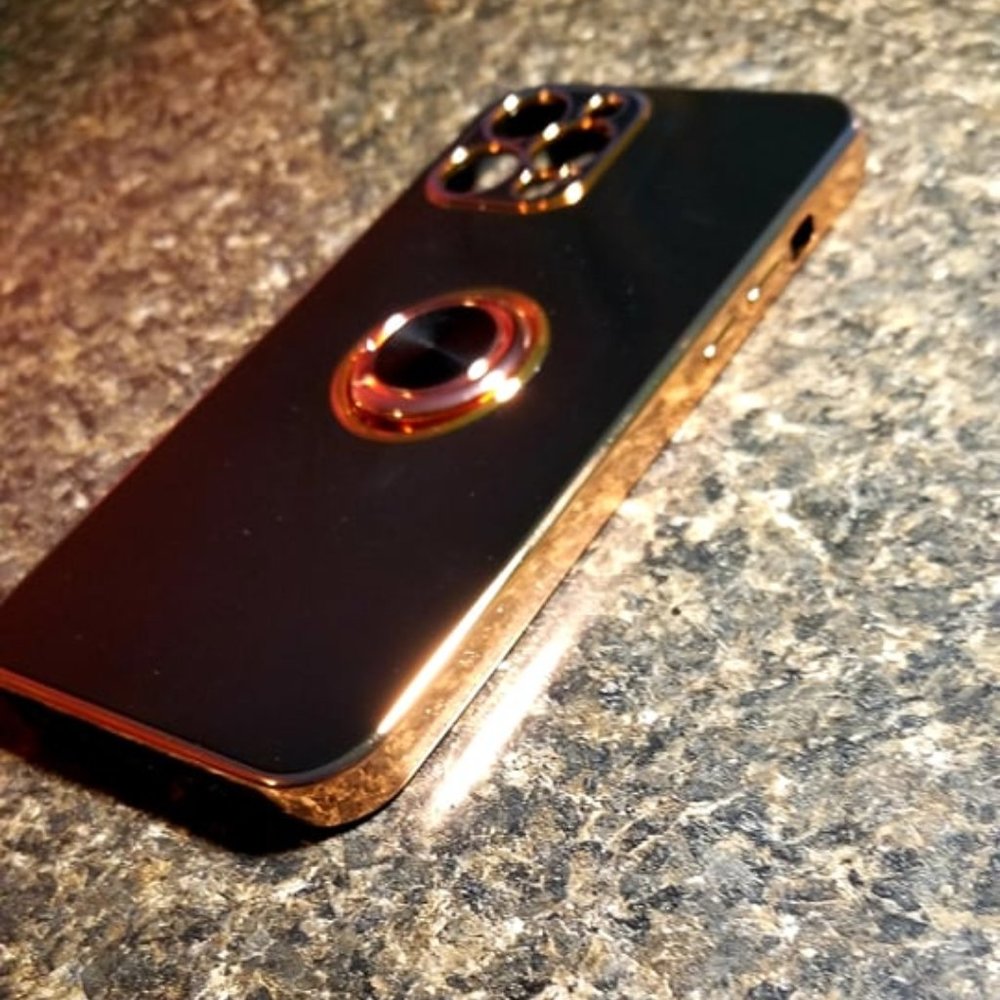 Apple Iphone 12 Pro Max Gold & Black Case